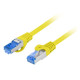 Lanberg PCF6A-10CC-0025-Y cable de red Amarillo 0,25 m Cat6a S/FTP (S-STP)